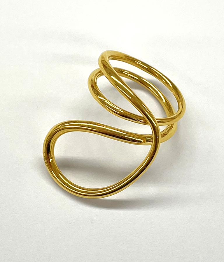金属アレルギー対応 ステンレス パイプ ニュアンス リング