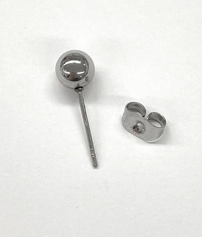 金属アレルギー対応 ステンレス スモール ボール ピアス 369-9542