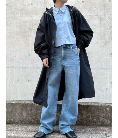 3つボタン ストレッチ ストレート デニム パンツ 152-5583