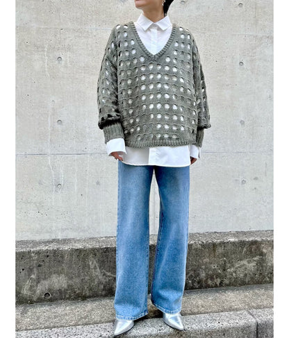 3つボタン ストレッチ ストレート デニム パンツ 152-5583