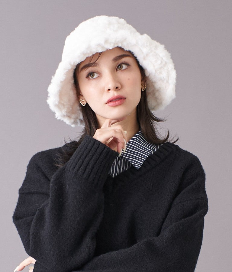 エコ ファー バケットハット 559-5816