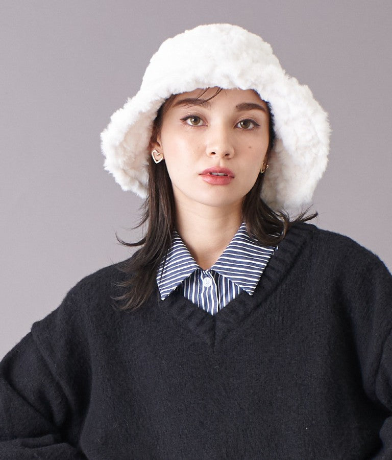 エコ ファー バケットハット 559-5816