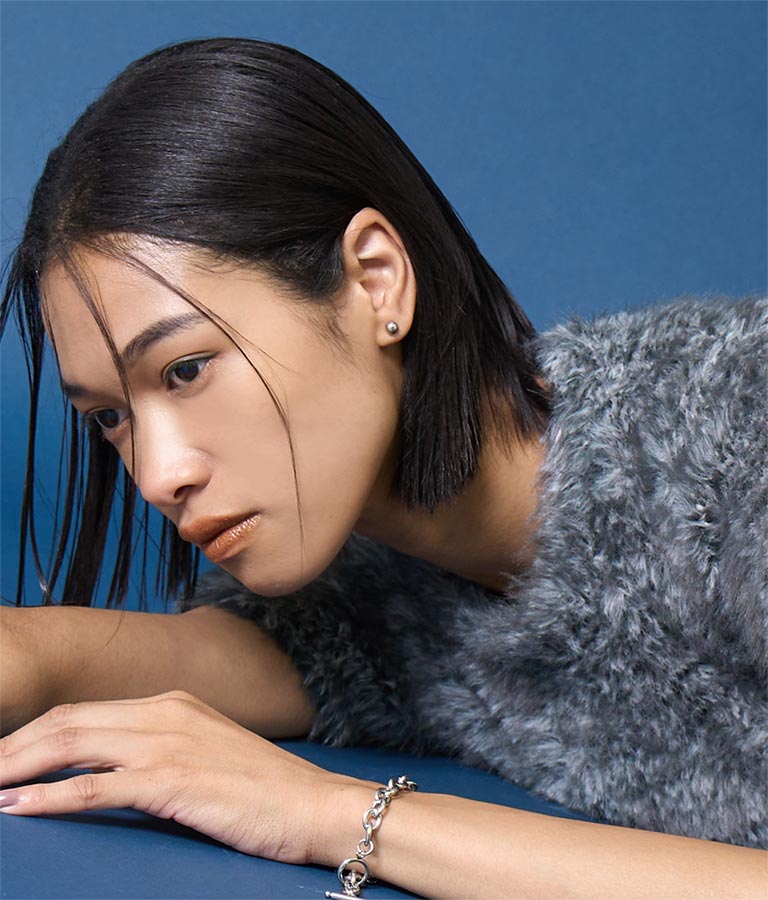 金属アレルギー対応 ステンレス スモール ボール ピアス 369-9542