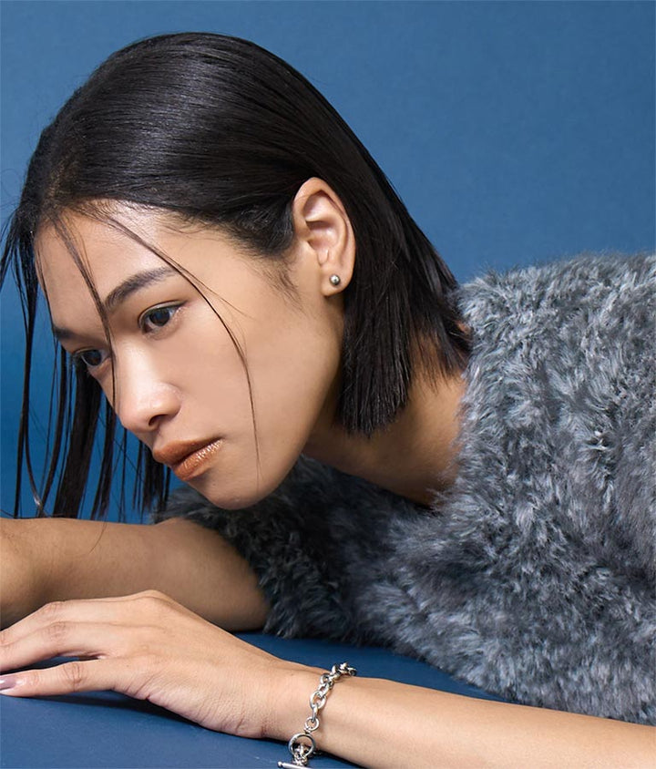 金属アレルギー対応 ステンレス スモール ボール ピアス 369-9542
