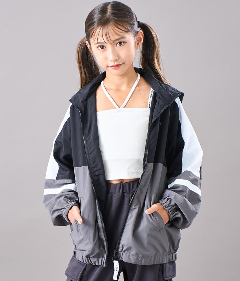 R+S配色オーバーブルゾン 915-7264