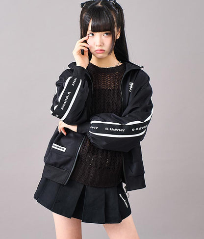 R+S吸水速乾付きラインジャージブルゾン 914-7318