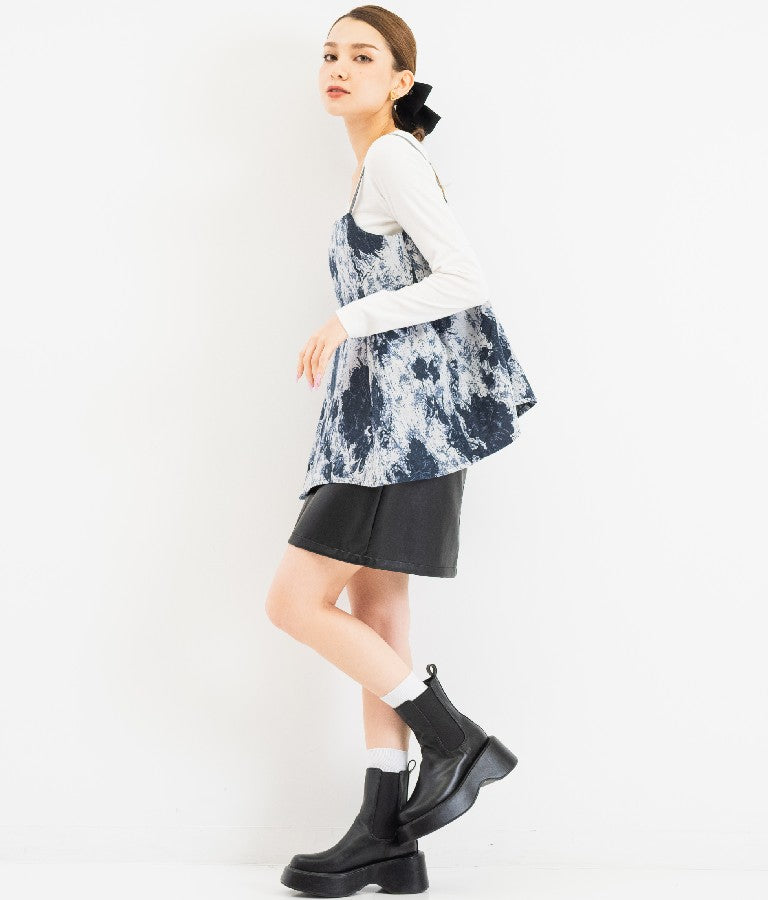 ゴブラン ジャガード ペプラム ビスチェ 523-6790