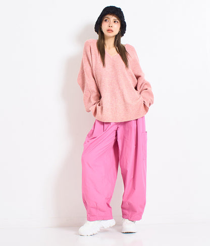 ビッグシルエット ルーズ ニット セーター 2WAYネック 長袖 493-2608