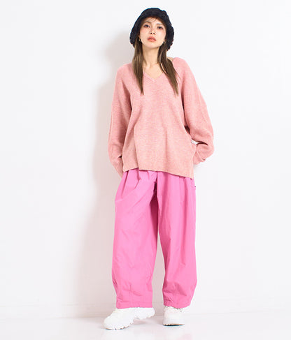 ビッグシルエット ルーズ ニット セーター 2WAYネック 長袖 493-2608