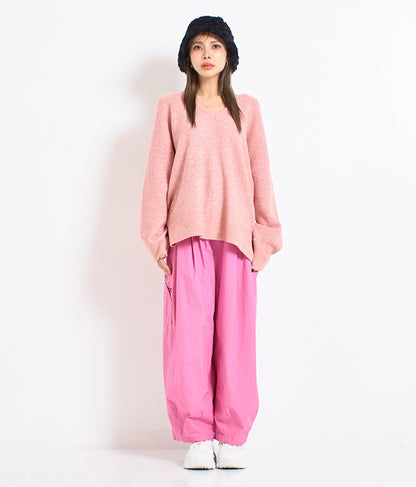 ビッグシルエット ルーズ ニット セーター 2WAYネック 長袖 493-2608