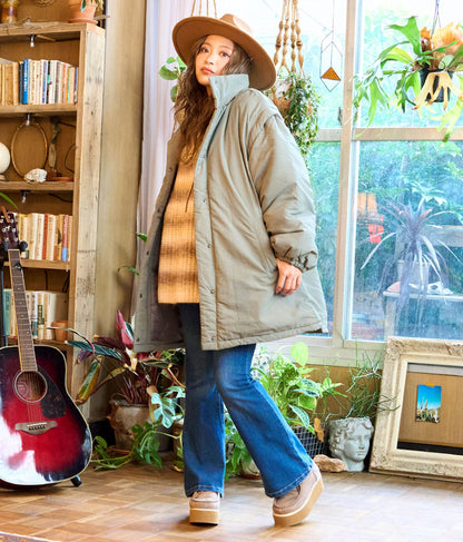 タイダイ ボーダー クルーネック ボリュームスリーブ ニット 853-5755