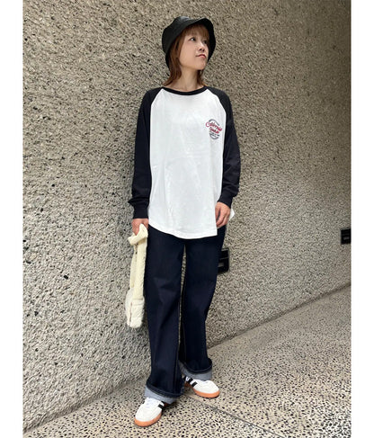 ストレッチ デニム ロング パンツ 152-5447