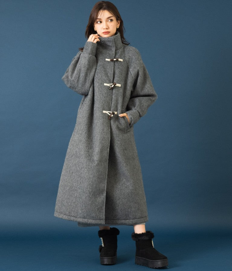 シャギー ロング ダッフル コート 526-6713