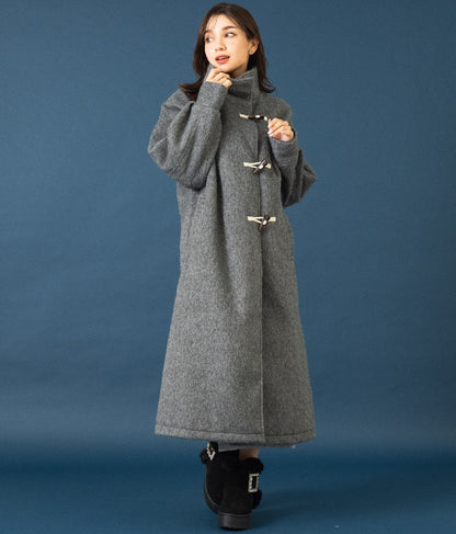 シャギー ロング ダッフル コート 526-6713