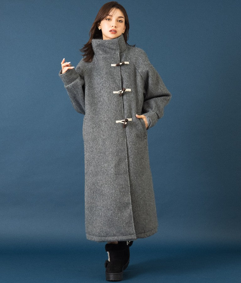 シャギー ロング ダッフル コート 526-6713