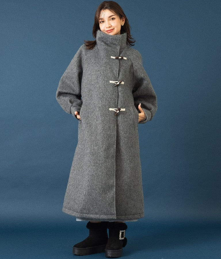 シャギー ロング ダッフル コート 526-6713