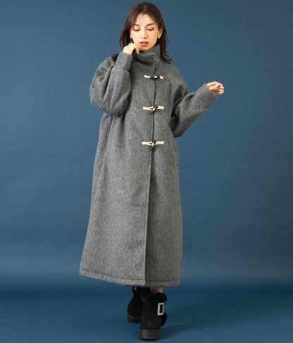 シャギー ロング ダッフル コート 526-6713