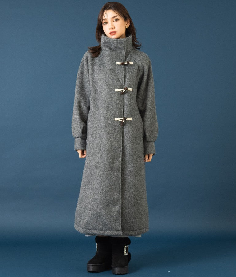 シャギー ロング ダッフル コート 526-6713
