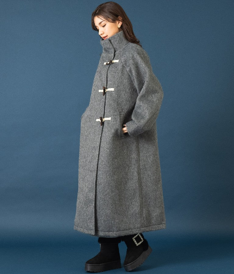 シャギー ロング ダッフル コート 526-6713
