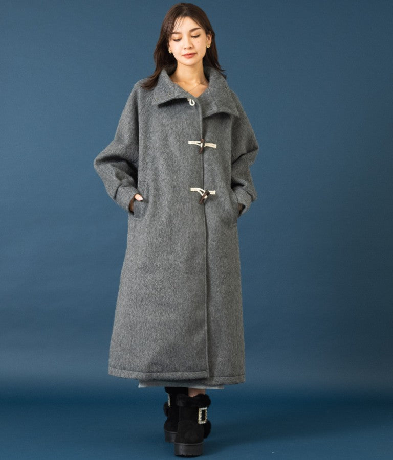 シャギー ロング ダッフル コート 526-6713
