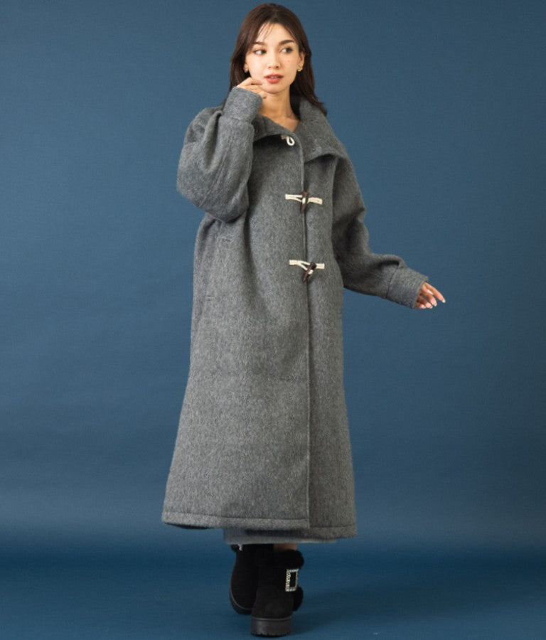 シャギー ロング ダッフル コート 526-6713