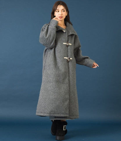 シャギー ロング ダッフル コート 526-6713