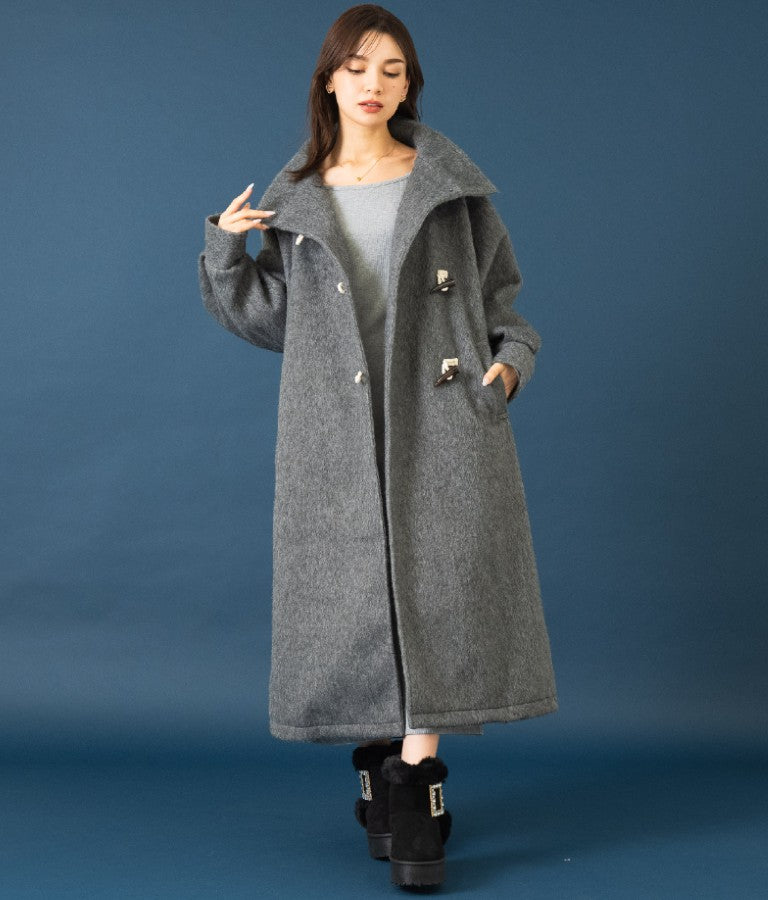シャギー ロング ダッフル コート 526-6713