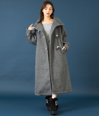 シャギー ロング ダッフル コート 526-6713