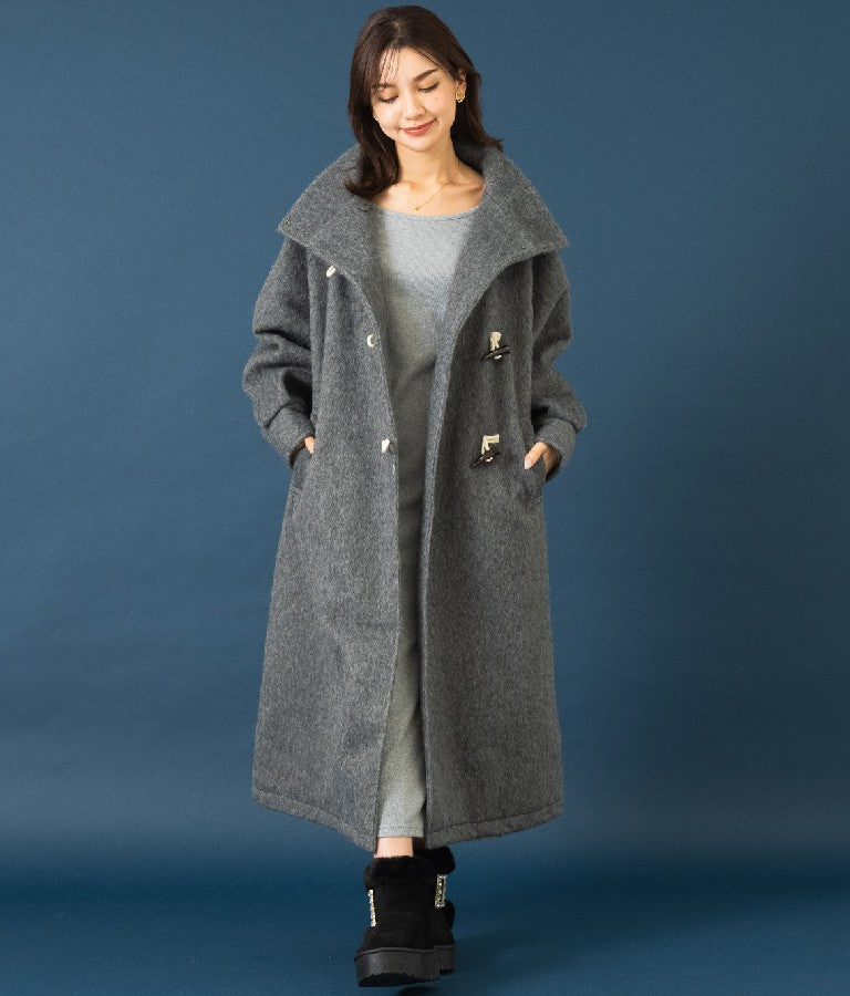 シャギー ロング ダッフル コート 526-6713