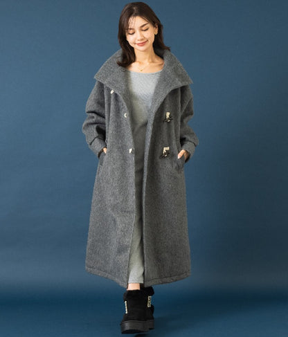 シャギー ロング ダッフル コート 526-6713