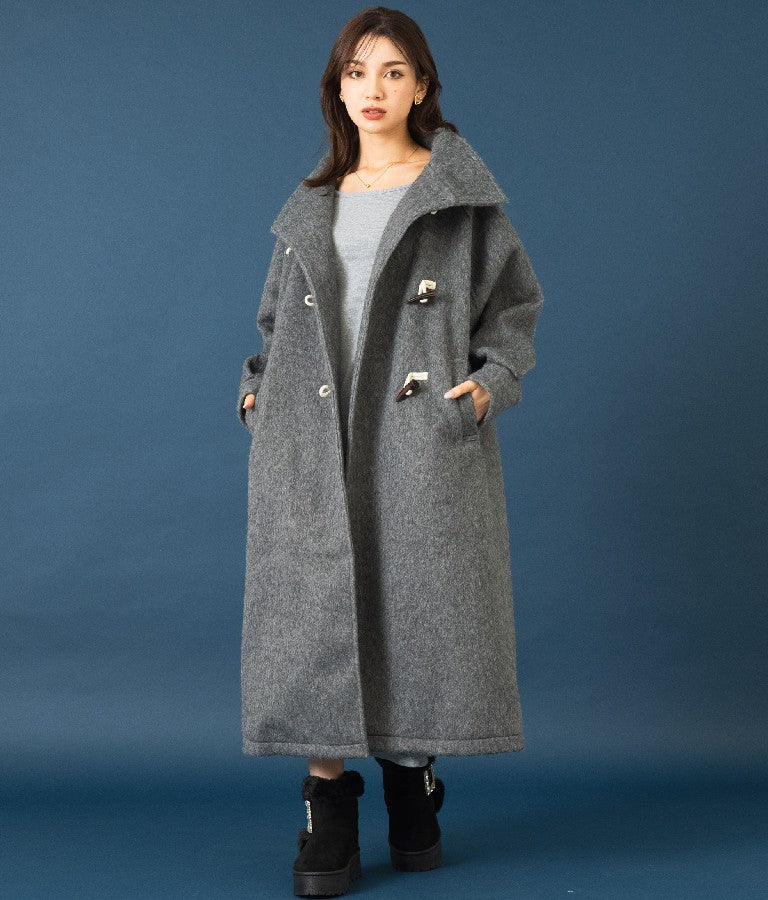 シャギー ロング ダッフル コート 526-6713