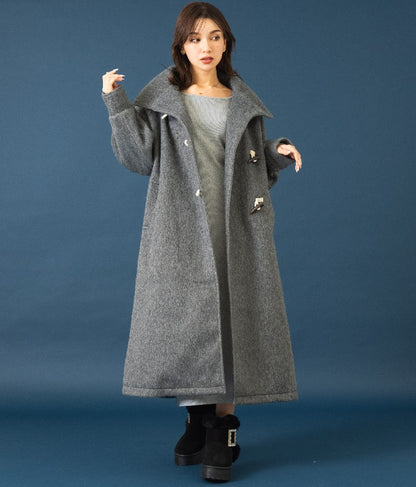 シャギー ロング ダッフル コート 526-6713