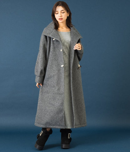 シャギー ロング ダッフル コート 526-6713