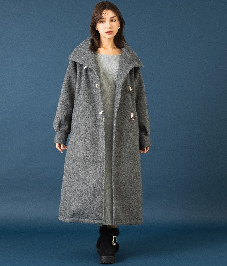 シャギー ロング ダッフル コート 526-6713