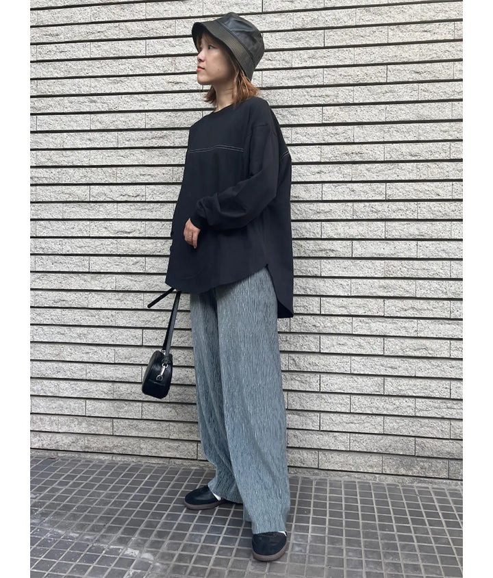 フェイクレザー×ツイルリバーシブルバケットハット 159-5500