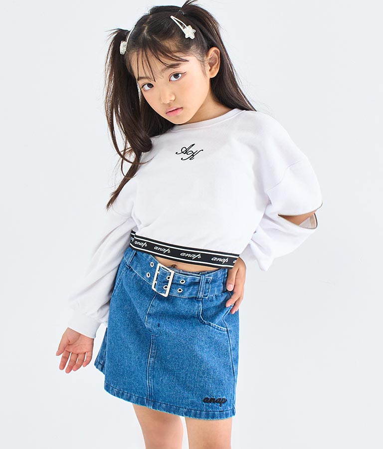 太ベルト デザイン インパン付 スカート 421-3332