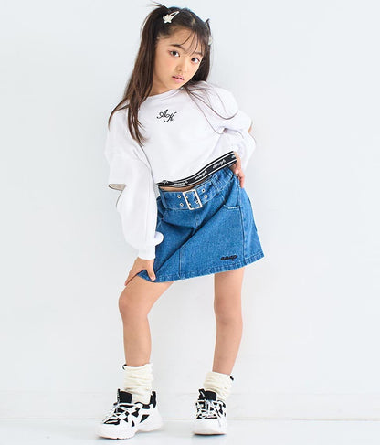 太ベルト デザイン インパン付 スカート 421-3332