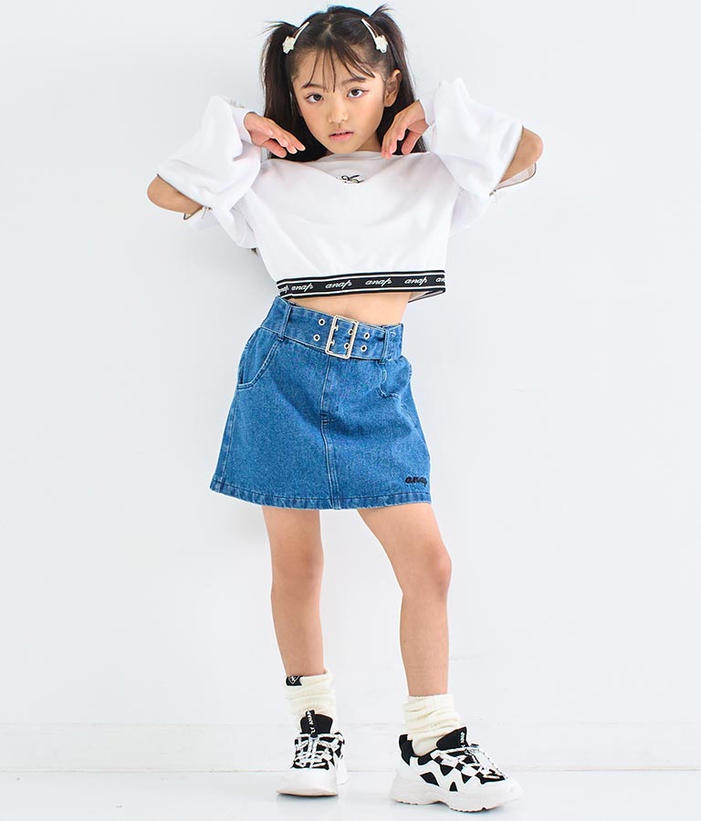 太ベルト デザイン インパン付 スカート 421-3332