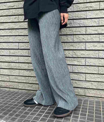 ベロア ランダム プリーツパンツ 152-5303