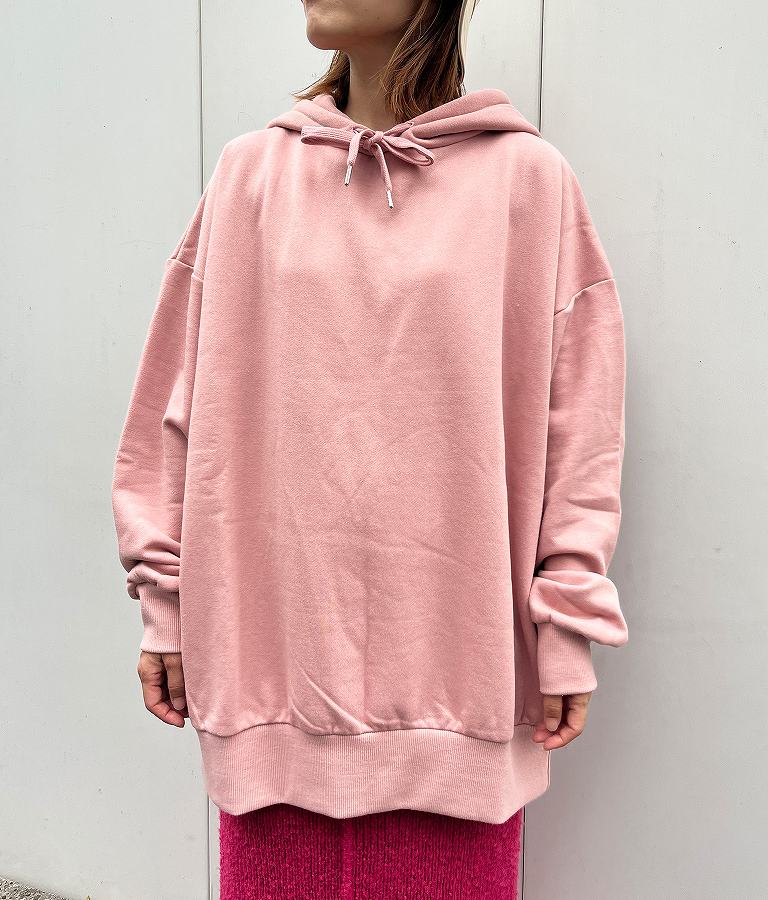 【WEB限定】シンプル裏起毛フーディートップススウェット 793-8596