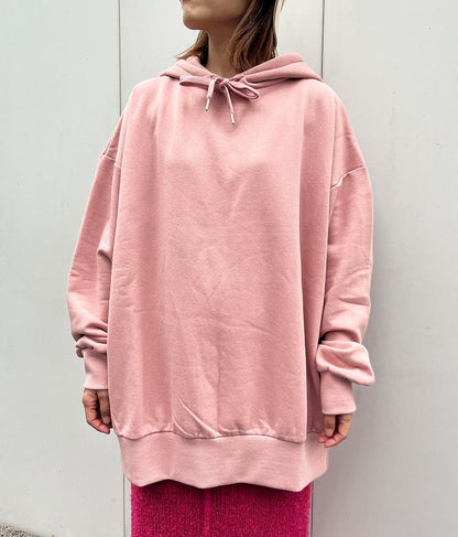 【WEB限定】シンプル裏起毛フーディートップススウェット 793-8596