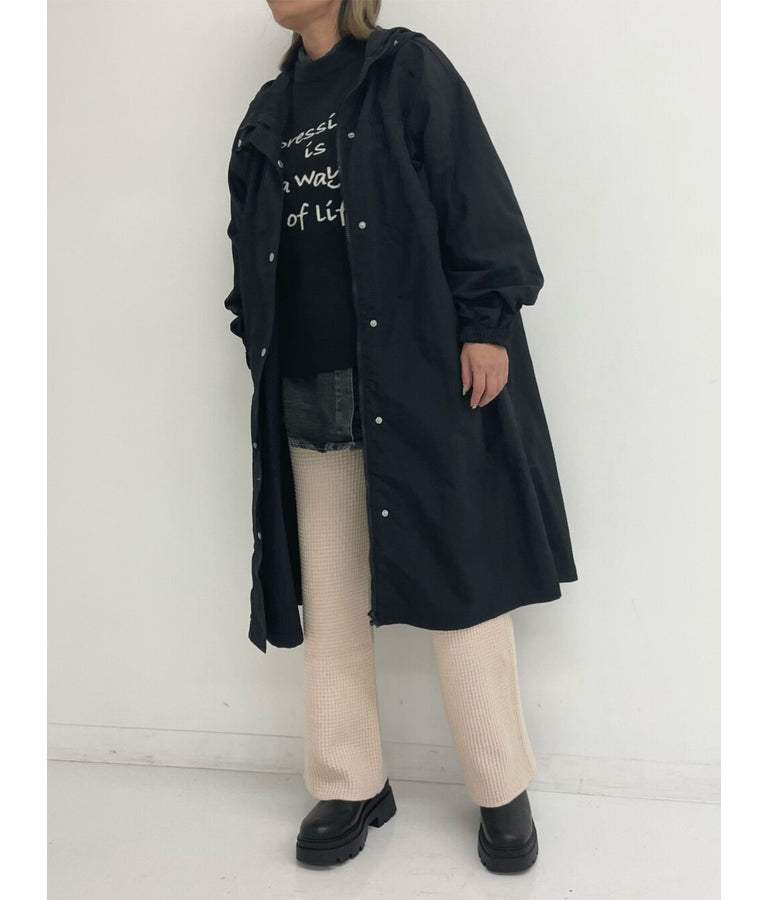 ワッフル編み ニット パンツ 【セットアップ着用可】 792-8684