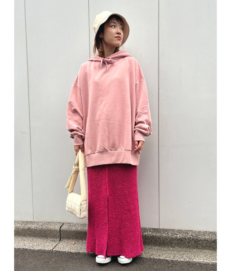 ブークレ フロン トスリット ニット スカート  361-8914
