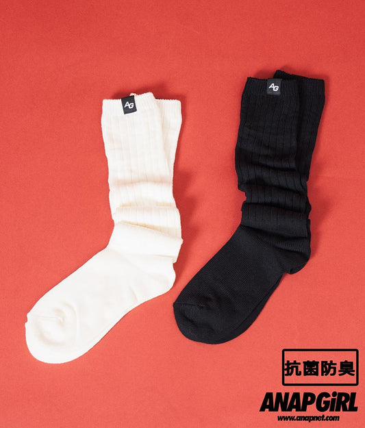 【抗菌防臭加工】チケット付 40cm ルーズ ソックス 919-7562