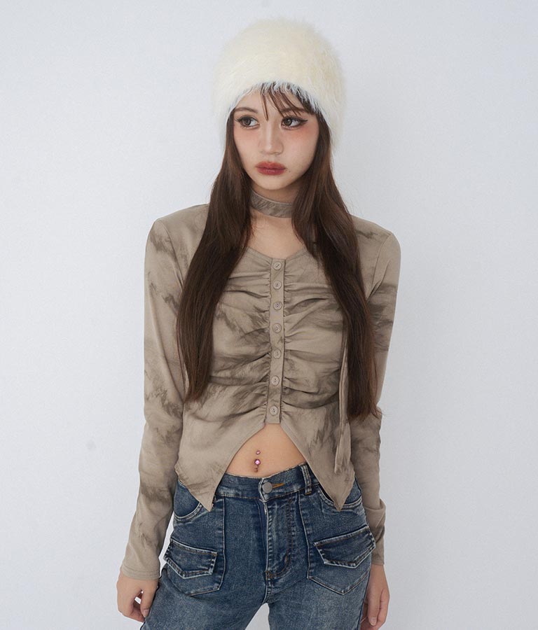 【ティーンズライン】 ファー ビーニー 919-7598