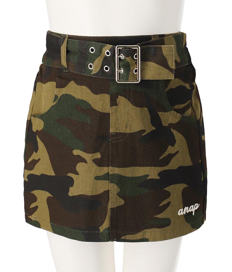 太ベルト デザイン インパン付 スカート 421-3332