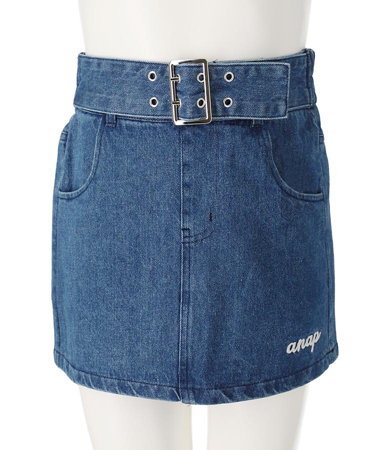 太ベルト デザイン インパン付 スカート 421-3332