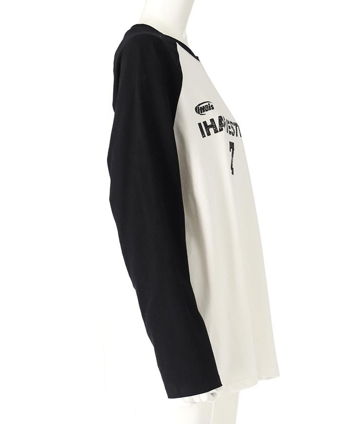 カレッジ ロゴ ラグラン トップス 153-5610