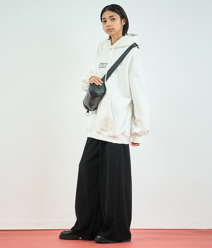 センタープレス タック ワイド スラックス パンツ 152-5608