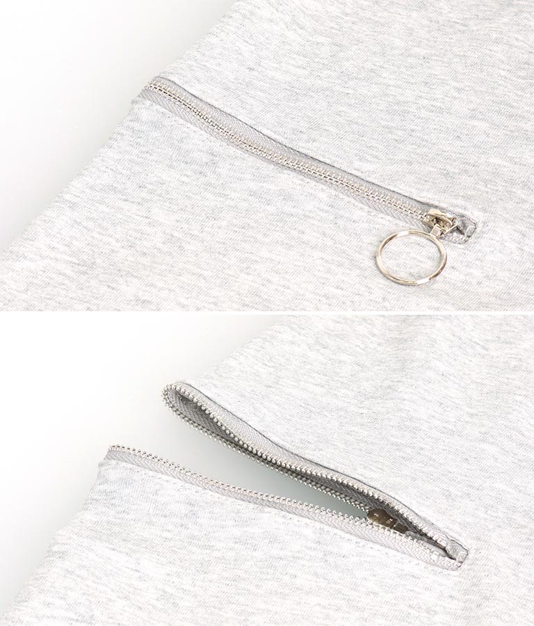 【ティーンズライン】袖 ジップ ゲーム ロゴ オーバー スウェット トップス (M、Lサイズ展開) 913-7576